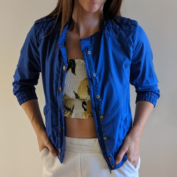 Blue Bomber Jacket - Picture 1 of 5